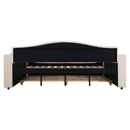 Upholstered Daybed With Storage Armrests, Trundle And Latest Integrated tooth Audio System