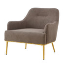 Modern Elegance Accent Chair With Curved Backrest by HouseOfZazla