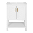 Modern Bathroom Vanity With Elegant Twill Design
