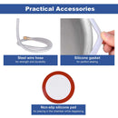 Yescom Vac Chamber Degasser w/ Gasket Lid 2 Gallon Stainless Steel