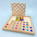 54 Pcs Combination Set with X-shape and Rectangular Gemmed Blocks and Lucite Cubes by Green Elephant Home and Toys