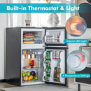 3.2 Cu. Ft Compact Mini Fridge with 5 Temperature Settings by LJGDeals