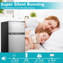 3.2 Cu. Ft Compact Mini Fridge with 5 Temperature Settings by LJGDeals