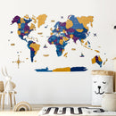 3D Wooden World Map Waterpark by Enjoy The Wood