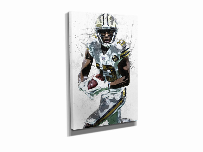 Michael Thomas Poster New Orleans Saints Football Hand Made Posters Canvas Print Wall Art Man Cave Gift Home Kids Decor