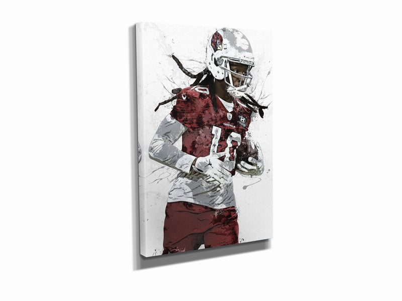 DeAndre Hopkins Poster Arizona Cardinals Football Made Posters Canvas Print Wall Art Man Cave Gift Home Kids Decor