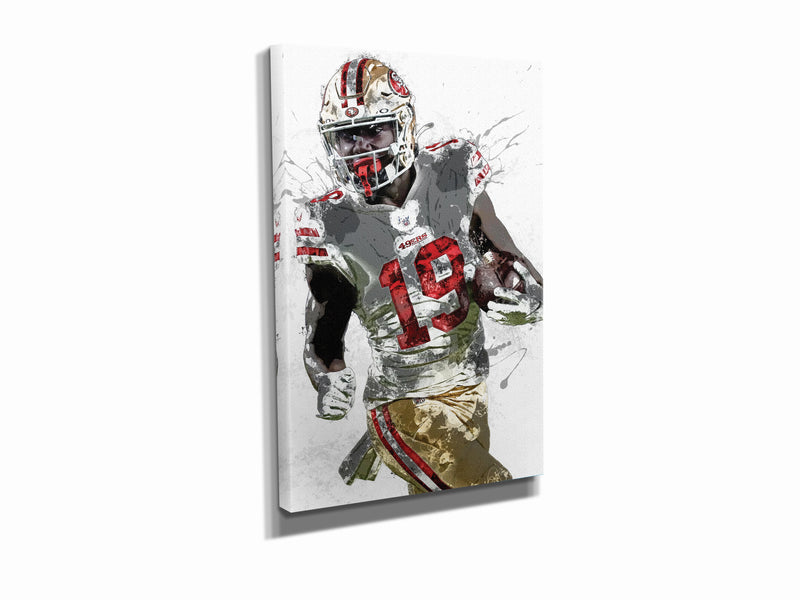 Deebo Samuel Poster San Francisco 49ers Football Hand Made Posters Canvas Print Kids Wall Art Man Cave Gift Home Decor