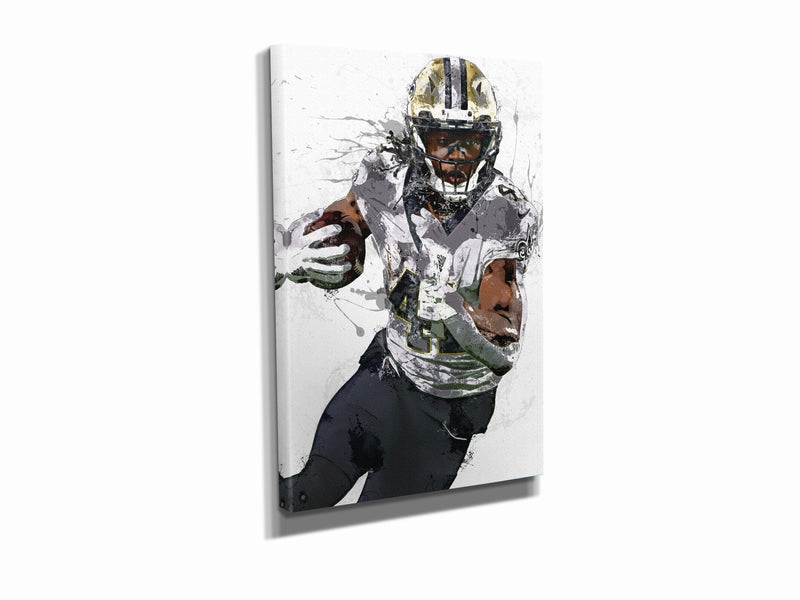 Alvin Kamara Poster New Orleans Saints Football Painting Hand Made Posters Canvas Print Kids Wall Art Home Man Cave Gift Decor