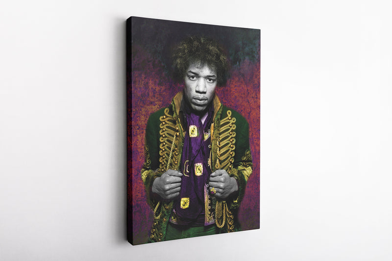 Jimi Hendrix  Poster guitarist singer  Canvas Print Wall Art Home Decor