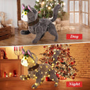 Pre-lit 88 LED Light Up 3D Cute Cat with Warm White Light and Plug by LJGDeals