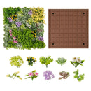 20" x 20" 3D Hanging Succulents with 10 Types of Mixed Faux Plants for Balcony Home by LJGDeals