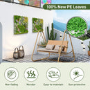 20" x 20" 3D Hanging Succulents with 10 Types of Mixed Faux Plants for Balcony Home by LJGDeals