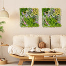20" x 20" 3D Hanging Succulents with 10 Types of Mixed Faux Plants for Balcony Home by LJGDeals