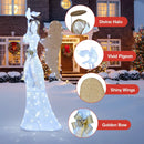 3D Lighted Angel Christmas Decoration 5.5 FT Halo Angel by LJGDeals