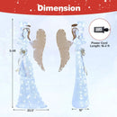 3D Lighted Angel Christmas Decoration 5.5 FT Halo Angel by LJGDeals