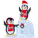 3D Pre-Lit Indoor Outdoor Xmas Holiday with 170 Cold-White LED Lights for Home by LJGDeals