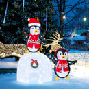 3D Pre-Lit Indoor Outdoor Xmas Holiday with 170 Cold-White LED Lights for Home by LJGDeals