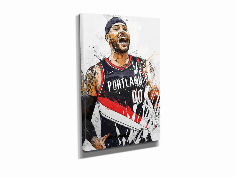 Carmelo Anthony Poster Portland Trail Blazers Basketball Hand Made Posters Canvas Print Wall Art Home Decor