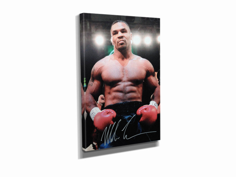 Mike Tyson Autographed Poster Boxing Hand Made Posters Canvas Print Wall Art Home Decor