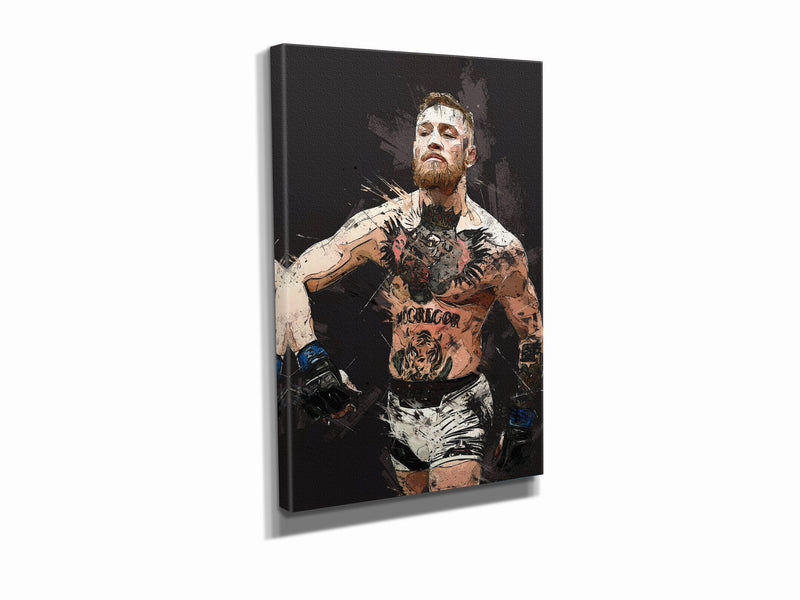 Conor  McGregor Poster Mixed Martial Art Hand Made Posters Canvas Print Wall Art Home Decor