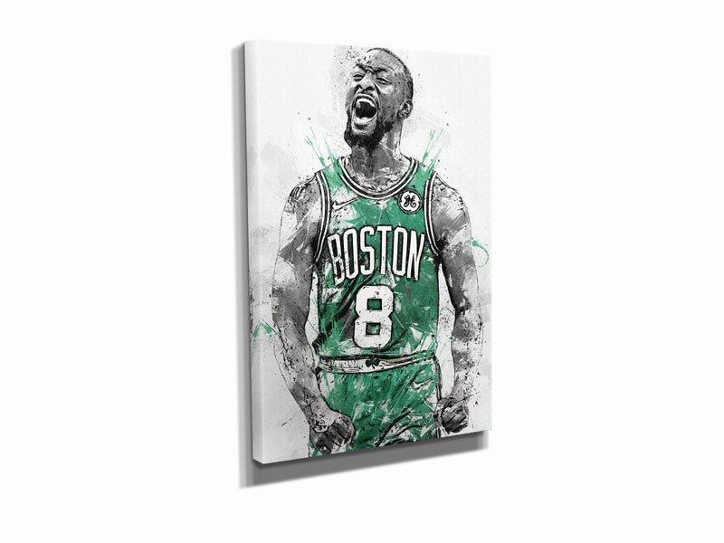 Kemba Walker Poster Boston Celtics Basketball Hand Made Posters Canvas Print Wall Art Home Decor