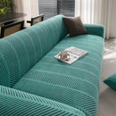 High Stretch Chevron Sofa Cover, Soft Washable Textured Jacquard Slipcover for Couch by Slipcover KAS™