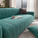 High Stretch Chevron Sofa Cover, Soft Washable Textured Jacquard Slipcover for Couch by Slipcover KAS™