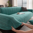 High Stretch Chevron Sofa Cover, Soft Washable Textured Jacquard Slipcover for Couch by Slipcover KAS™