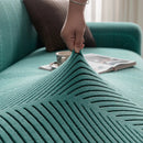 High Stretch Chevron Sofa Cover, Soft Washable Textured Jacquard Slipcover for Couch by Slipcover KAS™