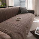High Stretch Chevron Sofa Cover, Soft Washable Textured Jacquard Slipcover for Couch by Slipcover KAS™