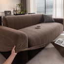 High Stretch Chevron Sofa Cover, Soft Washable Textured Jacquard Slipcover for Couch by Slipcover KAS™