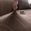 High Stretch Chevron Sofa Cover, Soft Washable Textured Jacquard Slipcover for Couch by Slipcover KAS™