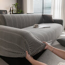 High Stretch Chevron Sofa Cover, Soft Washable Textured Jacquard Slipcover for Couch by Slipcover KAS™