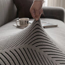 High Stretch Chevron Sofa Cover, Soft Washable Textured Jacquard Slipcover for Couch by Slipcover KAS™
