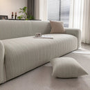 Modern Textured Stretch Sofa Cover, Plush Fleece Sofa Slipcover with 3D Stripe Texture by Slipcover KAS™