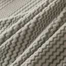 Modern Textured Stretch Sofa Cover, Plush Fleece Sofa Slipcover with 3D Stripe Texture by Slipcover KAS™
