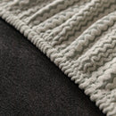 Modern Textured Stretch Sofa Cover, Plush Fleece Sofa Slipcover with 3D Stripe Texture by Slipcover KAS™