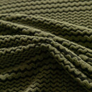 Modern Textured Stretch Sofa Cover, Plush Fleece Sofa Slipcover with 3D Stripe Texture by Slipcover KAS™