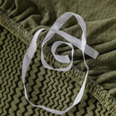 Modern Textured Stretch Sofa Cover, Plush Fleece Sofa Slipcover with 3D Stripe Texture by Slipcover KAS™