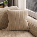 Modern Textured Stretch Sofa Cover, Plush Fleece Sofa Slipcover with 3D Stripe Texture by Slipcover KAS™