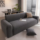 Modern Textured Stretch Sofa Cover, Plush Fleece Sofa Slipcover with 3D Stripe Texture by Slipcover KAS™