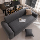 Modern Textured Stretch Sofa Cover, Plush Fleece Sofa Slipcover with 3D Stripe Texture by Slipcover KAS™
