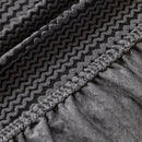 Modern Textured Stretch Sofa Cover, Plush Fleece Sofa Slipcover with 3D Stripe Texture by Slipcover KAS™