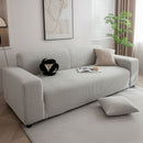 3D Grid Jacquard Sofa Cover, High Stretch Plush Waffle Couch Slipcover with Tie Straps by Slipcover KAS™