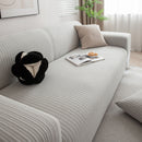 3D Grid Jacquard Sofa Cover, High Stretch Plush Waffle Couch Slipcover with Tie Straps by Slipcover KAS™