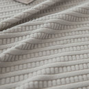 3D Grid Jacquard Sofa Cover, High Stretch Plush Waffle Couch Slipcover with Tie Straps by Slipcover KAS™