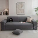 3D Grid Jacquard Sofa Cover, High Stretch Plush Waffle Couch Slipcover with Tie Straps by Slipcover KAS™