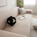 3D Grid Jacquard Sofa Cover, High Stretch Plush Waffle Couch Slipcover with Tie Straps by Slipcover KAS™