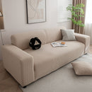 3D Grid Jacquard Sofa Cover, High Stretch Plush Waffle Couch Slipcover with Tie Straps by Slipcover KAS™