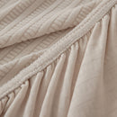 3D Grid Jacquard Sofa Cover, High Stretch Plush Waffle Couch Slipcover with Tie Straps by Slipcover KAS™